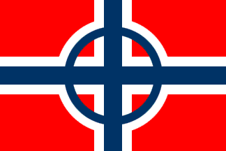 [Norwegian Celtic cross flag (supposed)]